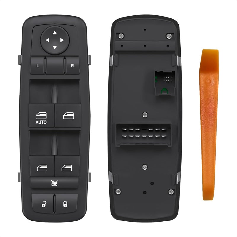 Blycorul Master Power Window Switch Driver Side Control Button Door Lock Replacement for 2011-2016 Dodge Journey Left Front Main Switch with 8+13 Pins Replaces#68084001AD, 68084001AC, 68084001AB - Image 1